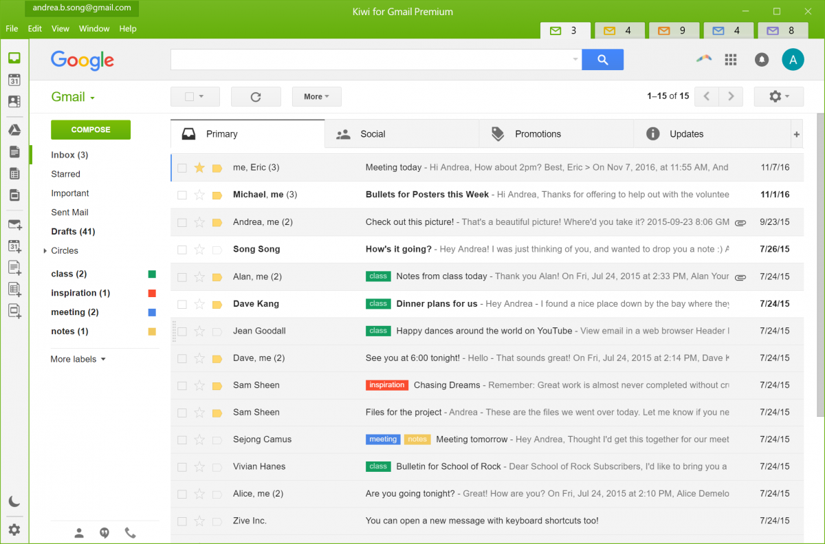 Kiwi for gmail review